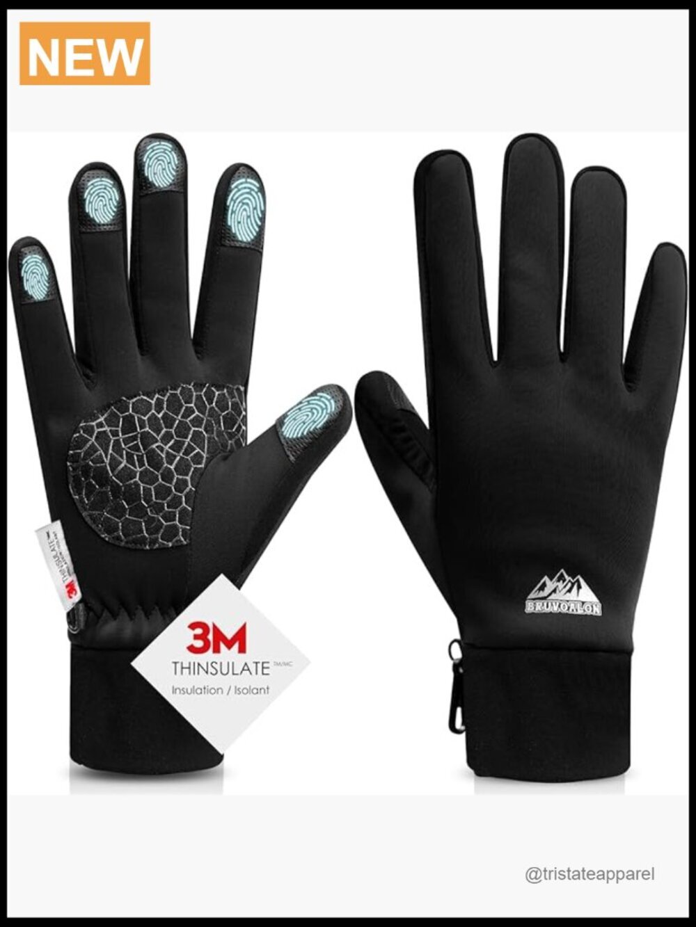 Winter Gloves, 3M Thinsulate, Touchscreen, Anti-Slip, Unisex